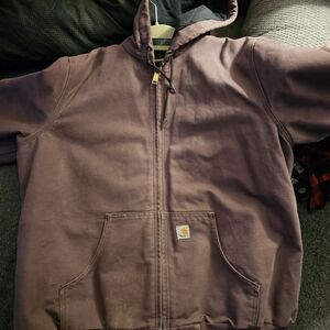 Carhartt Purple Hooded Jacket